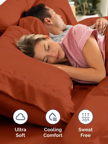 Vista 56 de Extra Deep Twin XL Sheet Set - 3 Piece College Dorm Room - White 01-Blanco