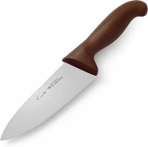 Vista 22 de CURTA Cuchillo de chef de grado comercial de 6 pulgadas, certificado NSF, ergonómico, mango negro antideslizante, hoja forjada de acero inoxidable