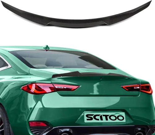 Vista 10 de SCITOO Spoiler Wing GT Style Universal 52" ABS Brillante Carbono Aspecto Trasero Alerón Alerón