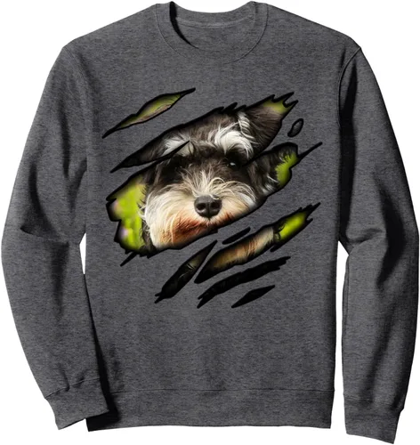 Vista 5 de Schnauzer Dog in me design, Dogdesign, sudadera para perros pedigrí, Negro