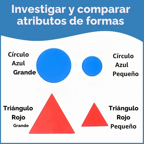 Vista 5 de edxeducation Bloques de atributos transparentes, juego de 60 minitarras, formas coloridas de plástico, accesorio de caja de luz, juego sensorial