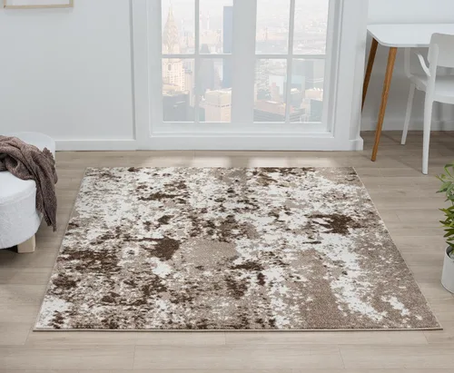Vista 38 de Keen Home Design Alfombras de Área - 2x3 Que No Se Desprenden, Alfombras Abstractas para Cocina, Sala de Estar, Dormitorio, Comedor, Entrada Negro