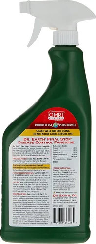 Vista 2 de DR EARTH 8007 Fungicida para el control de enfermedades listo para usar, 24 onzas