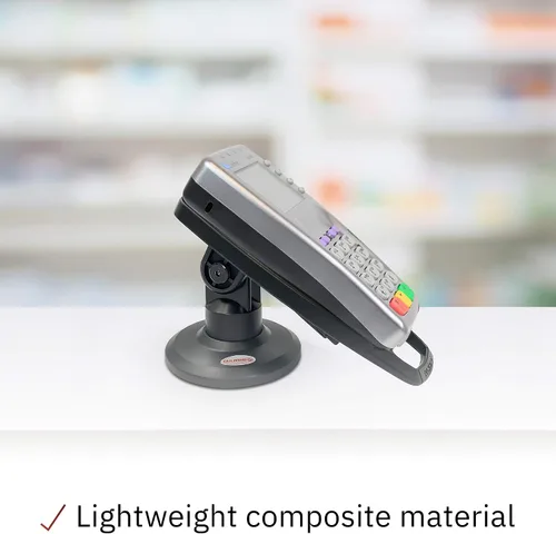 Vista 5 de ENS Tailwind Pestillo y cerradura de llave Vx805 3" soporte compacto de montaje en poste - Instalación adhesiva, negro