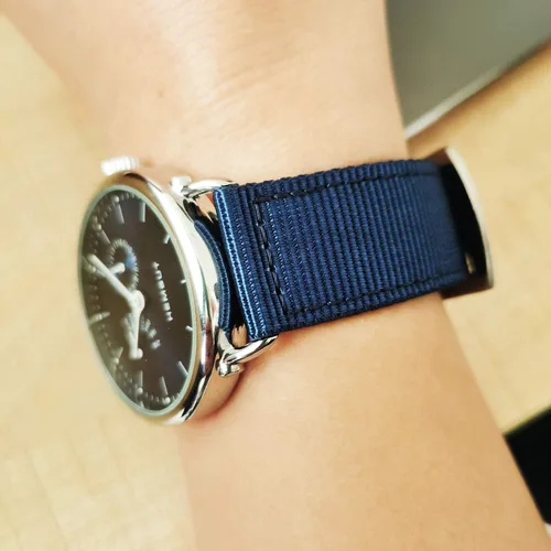 Vista 2 de Correa de reloj de liberación rápida de 0.866 in para Samsung Galaxy Watch 655 Pro43Gear S3S2Active 2, correa de nailon para reloj inteligente
