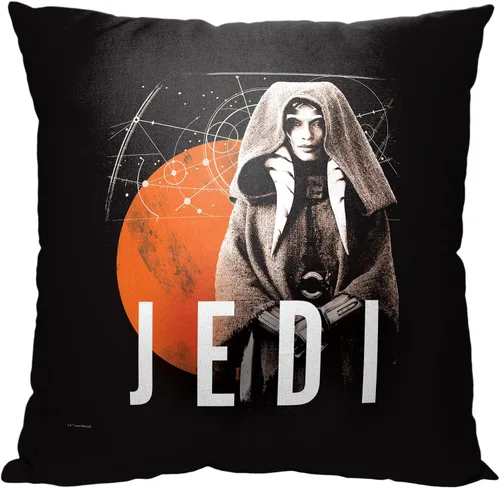Vista 5 de Northwest Almohada Star Wars, 18 x 18 pulgadas, pincelada Ahsoka
