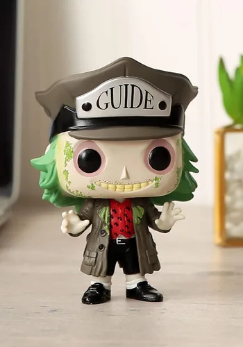 Vista 2 de Funko Pop Horror: Beetlejuice - Figura coleccionable de Beetlejuice con sombrero, multicolor