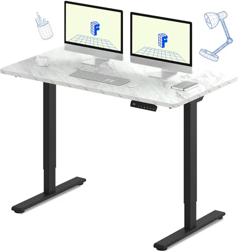 Vista 18 de FLEXISPOT Escritorio eléctrico de pie E3 con motor doble, 48 x 24