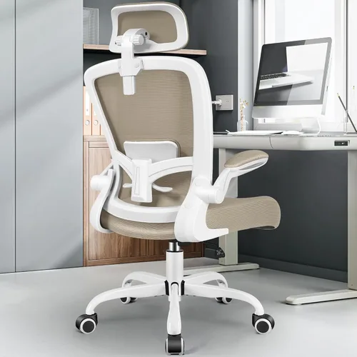 Vista 13 de FelixKing Silla de Oficina, Silla de Escritorio con Soporte Lumbar Ajustable, Silla de Computadora Ergonómica con Respaldo Alto y Respaldo