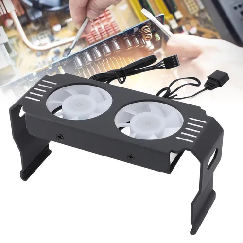 Vista 3 de RAM ARGB, ventilador de refrigeración de memoria RAM, memoria eficiente de disipación de calor, para DDR DDR2 DDR3 DDR4 DDR5 (negro)