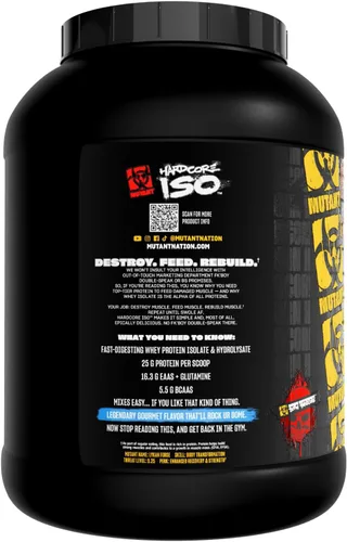 Vista 8 de Polvo de proteína aislada de suero Mutant Isosurge, 1, 1