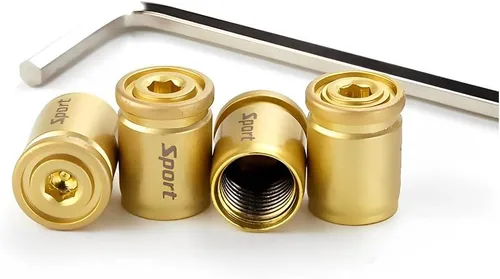 Vista 9 de Tapa de Válvula de Neumático, Diseño Antirrobo de Aleación de Zinc, 4 Piezas de Cubierta de Vástago de Rueda Automática con Sello de Goma