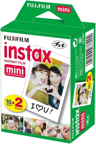 Vista 2 de Fujifilm Instax Mini Link 2 Impresora para Smartphone Más Películas Instax Mini Paquete de 20. Más Pegatinas. Paño de Microfibra Multiuso de Blanco
