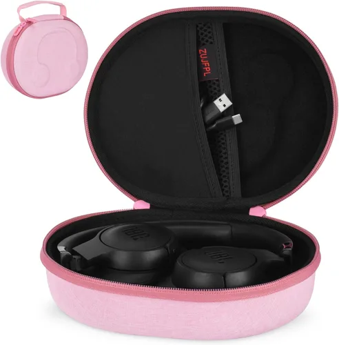 Vista 8 de Funda rígida EVA para JBL Live 770NC/670NC/660NC/650BT/460NC/400BT/500BT y JBL Tune 770NC/710BT/720BT/700BT/750BT/520BT/510BT/760NC/660NC/500/E4