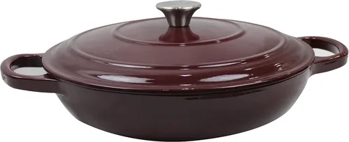 Vista 27 de Utensilios de cocina de hierro fundido esmaltado (Olla Mini 0,25 Qt., Glaciar)