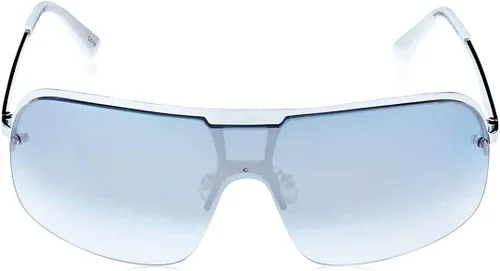 Vista 2 de Rocawear R1487 Mod Uv Protective Rectangular Metal Vented Shield Sunglasses. Gifts for Men with Flair, 135 Mm