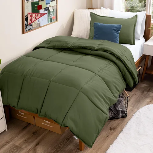 Vista 56 de Bare Home - Juego de edredón - Ultrasuave - Alternativa al plumón de ganso - Serie Premium 1800 - Calidez para todas las estaciones