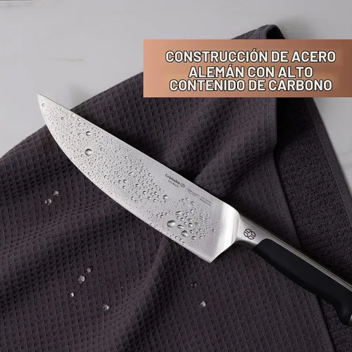 Vista 3 de Calphalon® Premier™ SharpIN - Juego de cuchillos con bloque de cuchillos afilador, 15 piezas, acero al carbono