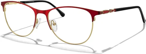 Vista 11 de Gafas de lectura de ojo de gato para mujer, estilo retro, para lecturas en computadora, con bisagras de resorte.
