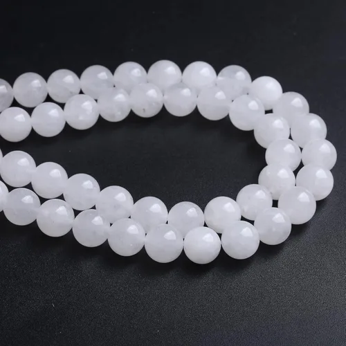 Vista 13 de 60 cuentas sueltas de piedra natural de turquesa africana de 0.236 pulgadas (6 mm) para hacer joyas, pulseras de bricolaje