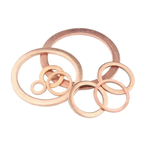Vista 4 de 1-50Pcs M4 M5 M6 M8 M10 M12 M14 M16 M18 M20 M22 M24 M27~M60 Copper Solid Gasket Shim Flat Washers Ring Spacer Rings Seal Plain Washer Washers