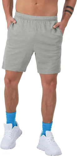 Vista 8 de Champion Pantalones cortos deportivos para hombre de 7 y 10 pulgadas, ajuste estándar, ligeros, absorben la humedad, disponibles en tallas regulares