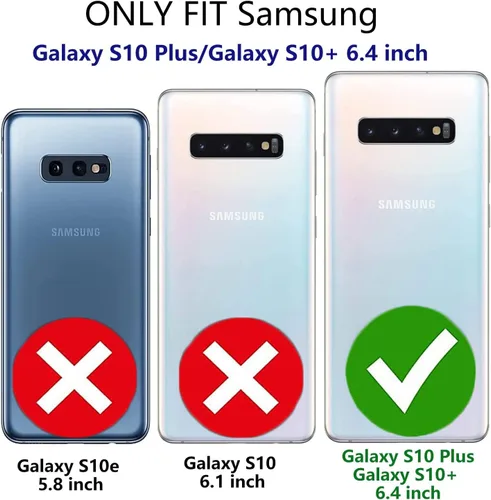 Vista 2 de LeYi Funda compatible con Galaxy S8 Plus: funda de protección 3 en 1 de cuerpo completo a prueba de golpes, de goma, resistente, resistente, a