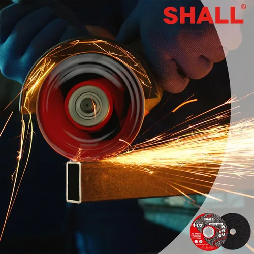 Vista 7 de SHALL Paquete de 25 ruedas de corte de 4 1/2 x 7/8 pulgadas, rueda de corte con bolsa para amoladora angular, disco de corte rápido de metal y acero