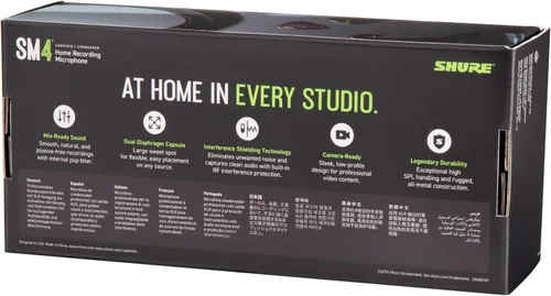 Vista 8 de Shure SM4-K - Micrófono condensador de estudio, micrófono XLR