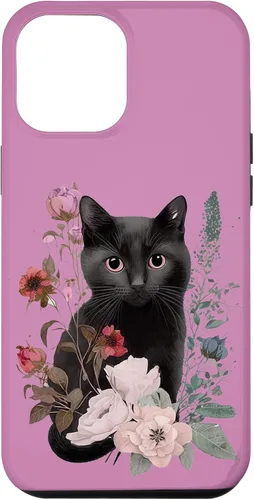 Vista 10 de Funda para iPhone 12 mini gato negro gatito gatito lindo animal mascota