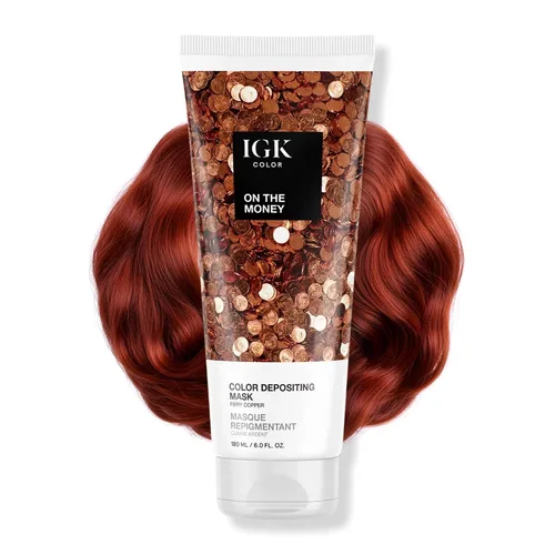Vista 24 de IGK - Máscara de depósito de color A La Plage Boosts Shine & Enhances Blonde Tones, Refreshes Color, Conditioning Treatment, Vegan + Cruelty-Free