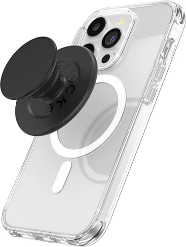 Vista 27 de Agarre para teléfono PopSockets con soporte expansible, agarre adhesivo - aluminio negro