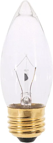 Vista 2 de Satco Bombilla B11 S3234 de 120 V, base media, 25 W, esmerilada