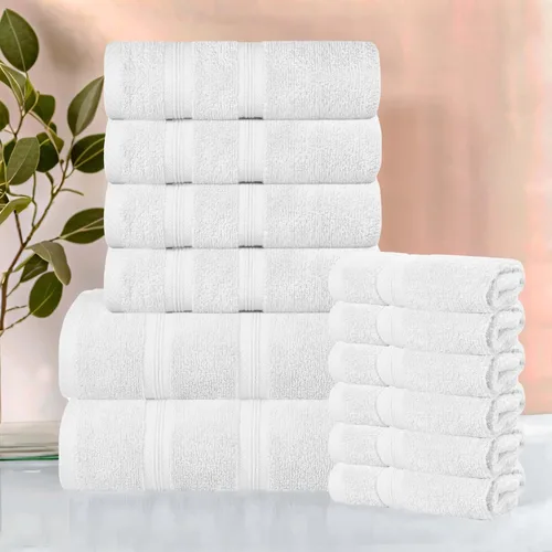 Vista 82 de Superior Juego de 12 toallas faciales de algodón, uso diario, baño, habitación de invitados, centro turístico, spa, facial, hogar, toallas pequeñas