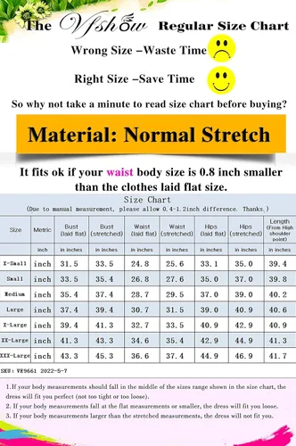 Vista 3 de VFSHOW Womens Bell Sleeve Tie Neck Cocktail Party Bodycon Pencil Dress