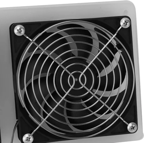 Vista 8 de Kit de ventilador de panel solar al aire libre 15w para invernadero de gallinero