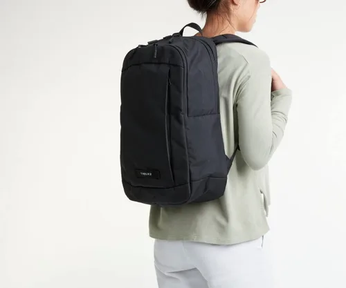 Vista 5 de Timbuk2 Parkside Mochila para laptop 2.0, Eco Negro, Tamaño único, Computadora portátil