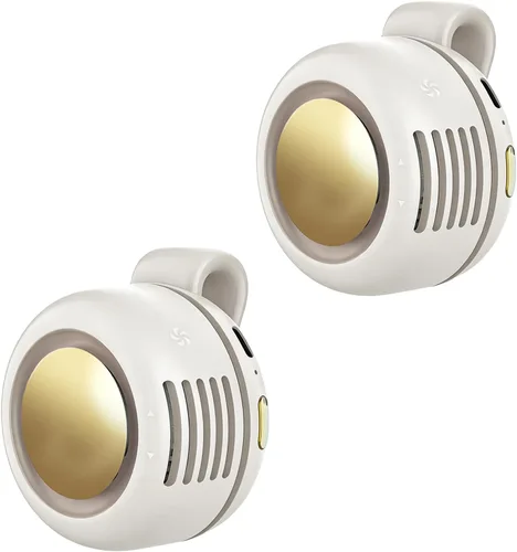 Vista 15 de Ventilador portátil con clip, ventilador personal mini ventilador Paquete de 1 (A-naranja)