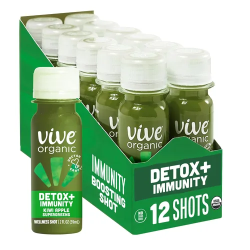 Vista 11 de Vive Organic Immunity Boost Cayena, shot de jengibre y cúrcuma (botella de 2 onzas)