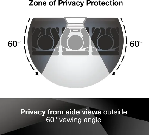 Vista 2 de Filtro de privacidad para portátil, 3M , Negro