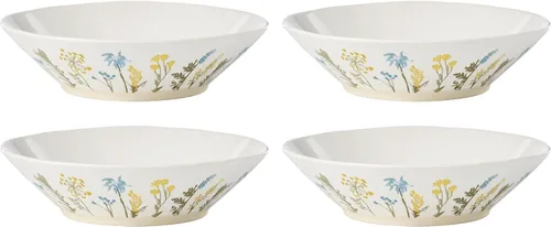 Vista 21 de Lenox Wildflowers - Juego de vajilla de cerámica de 12 piezas para 4