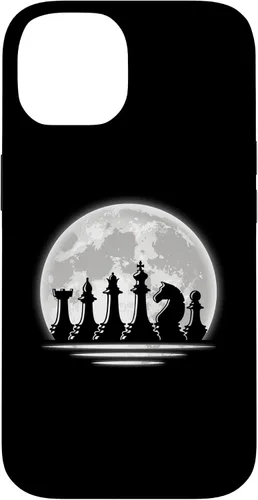 Vista 4 de Chess Design - Chess Figures Full Moon - Chess Case for iPhone 17