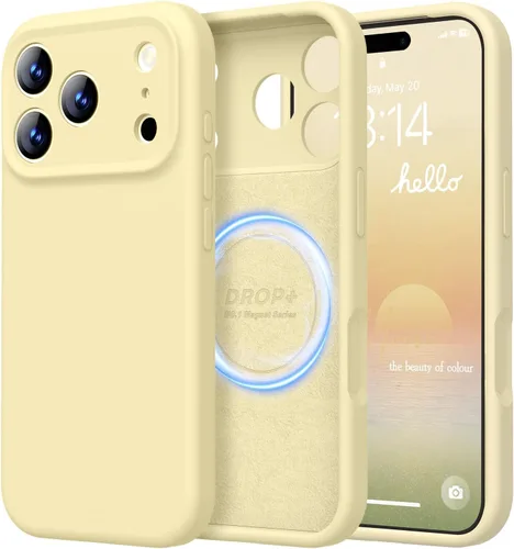 Vista 372 de LOVE 3000 Diseñada para Funda iPhone Air, Silicona Premium [Compatible con Magsafe][Forro de Microfibra Suave Anti-Rayones] Funda Protectora
