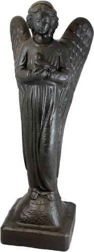 Vista 30 de Emsco Group 92246 Estatua de niño soñando despierto – Aspecto natural – Hecha de resina – Ligera – 40 cm de altura para jardín, BRONCE
