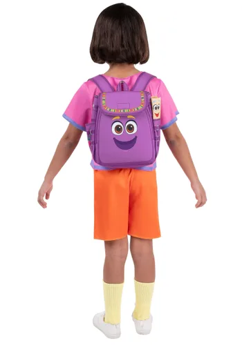 Vista 3 de Disfraz para Niña Pequeña de Dora la Exploradora Multicolor