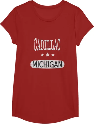 Vista 52 de Vintage Cadillac Michigan Camiseta