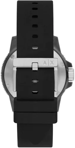 Vista 3 de Armani Exchange Mens Stainless Steel Dive Inspired Watch with Silicone Band or Steel Bracelet