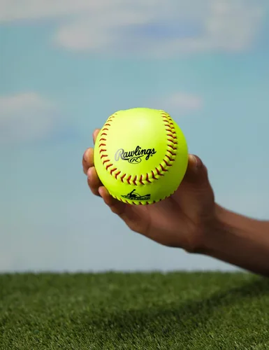 Vista 2 de Rawlings Pelotas de sóftbol para práctica de bateo Opciones de 11" y 12" Opciones de 6 y 12