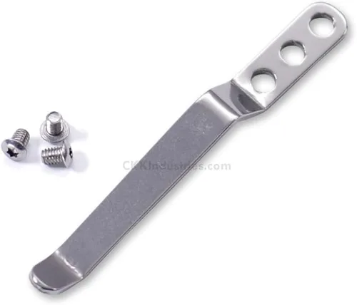 Vista 18 de EZSMITH (Modelo 1 Pinza de bolsillo universal - (Acabado táctico negro) - Pinza de bolsillo de repuesto para cuchillos plegables, teléfonos Modelo 1