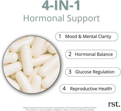 Vista 3 de MYOINOSITOL+ Mio-inositol y D-Chiro Inositol (proporción 40:1) + metilfolato, vitamina B6 y zinc Apoya el equilibrio hormonal, la salud